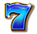 Blå 7 symbol